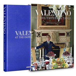 Valentino At The Emperor's Table Hard Cover Book​​​